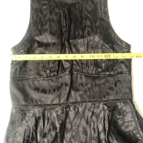 Maggie London Trapeze Black Leopard Print Dress Size 10 NWT - Picture 6 of 11